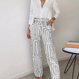 Gianna | Stylish Pant Set – Includes Blouse and Belt