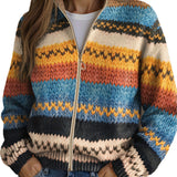Réiltín | Chevron Stripe Cardigan