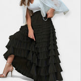 Amélie - Chic Tulle Midi Skirt