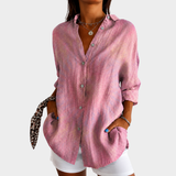 Dearbhla - Blush Whisper Casual Blouse