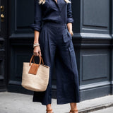 Nelle™ Elegant Shirt & Capri Set