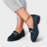Inès - Chic Flannel Moccasins