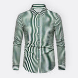 Delphine - Timeless Striped Button-Up