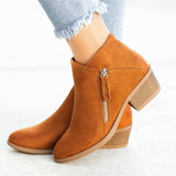 Justine - Chic Suede Ankle Boots