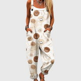 Beige Sorrisi Dungarees - Charlotte & Willow