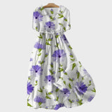 Élodie - Elegant Floral Maxi Gown