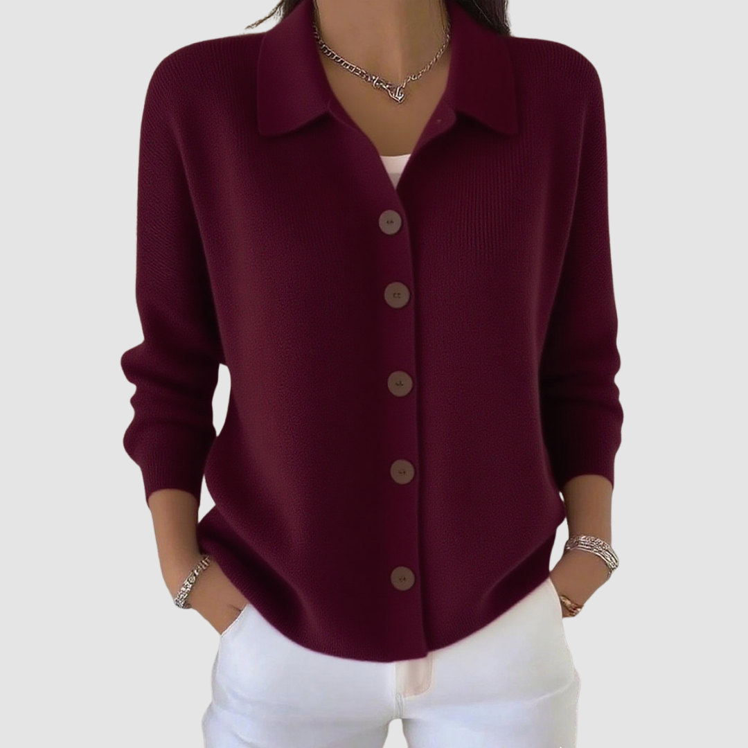 Sofia™ | Button‑Up Knit Cardigan