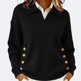 Madeline | Soft Sweater with Chic Collar