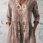 Roisin V Neck Long Blouse - Charlotte & Willow, styled look