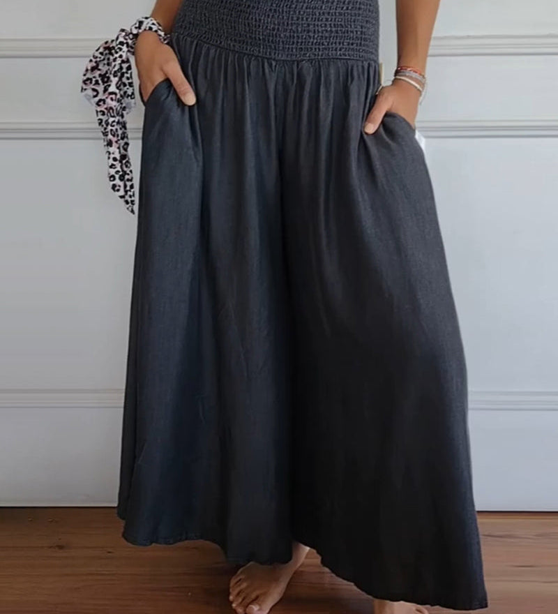Gormfhlaith - Chic High-Waisted Trousers