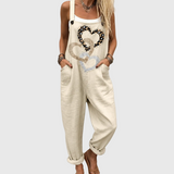 Soft Heart Dungarees - Charlotte & Willow