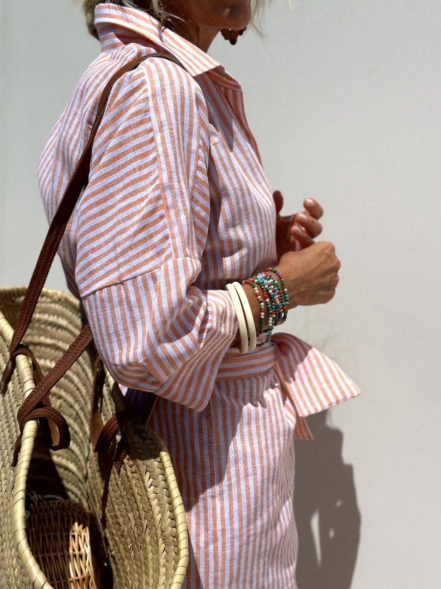 Anaïs - Chemise Rayée Élégante