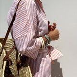 Anaïs - Chic Striped Blouse