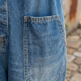 Saylor - Vintage Washed Denim Dungaree
