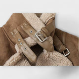 Maëlle - Suede Aviator Jacket