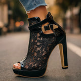 Marie - Elegant Lace-Detail Heels