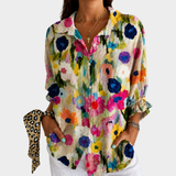 Bebhinn - Meadow Bloom Watercolour Blouse
