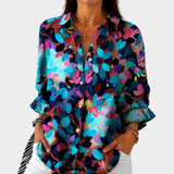 Laoise - Bold Blouse in a Dreamy Garden Print