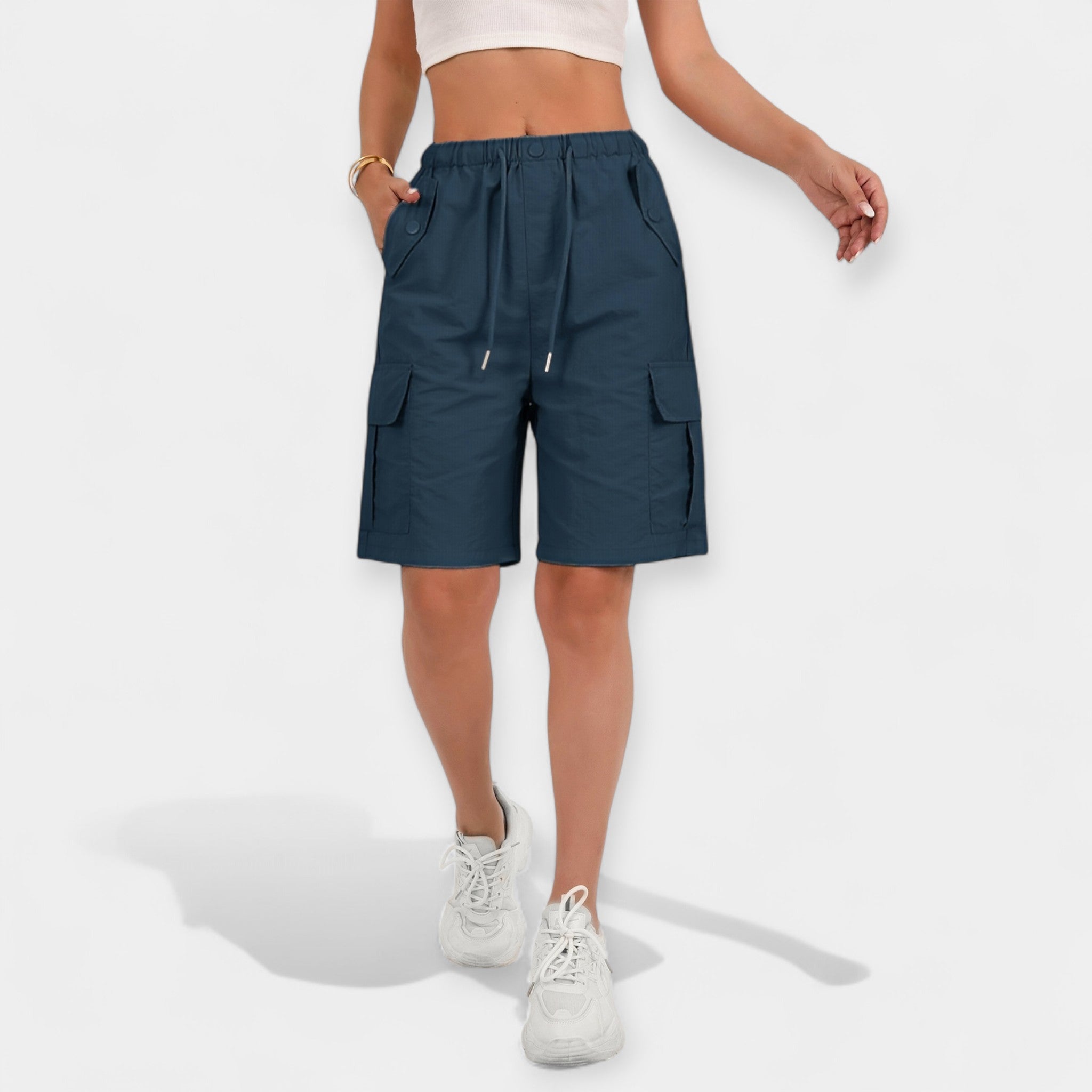 Bláithín - Stylish Cargo Shorts - Charlotte & Willow, product photo 7