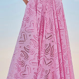Larissa™ Embroidered Top & High-Waist Maxi Skirt Set