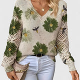 Madis | Elegant Floral Sweater