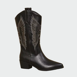 Charlotte - Embroidered Western-Style Boots