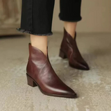 Felicia | Luxury Low-Heel Ankle Boots