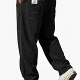 Faren - Textured Drawstring Trousers