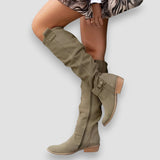 Liliy | Stylish Suede Knee Boots
