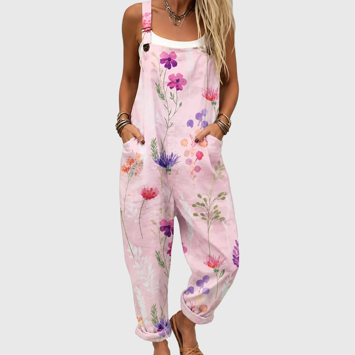 Prato Rosa Dungarees - Charlotte & Willow