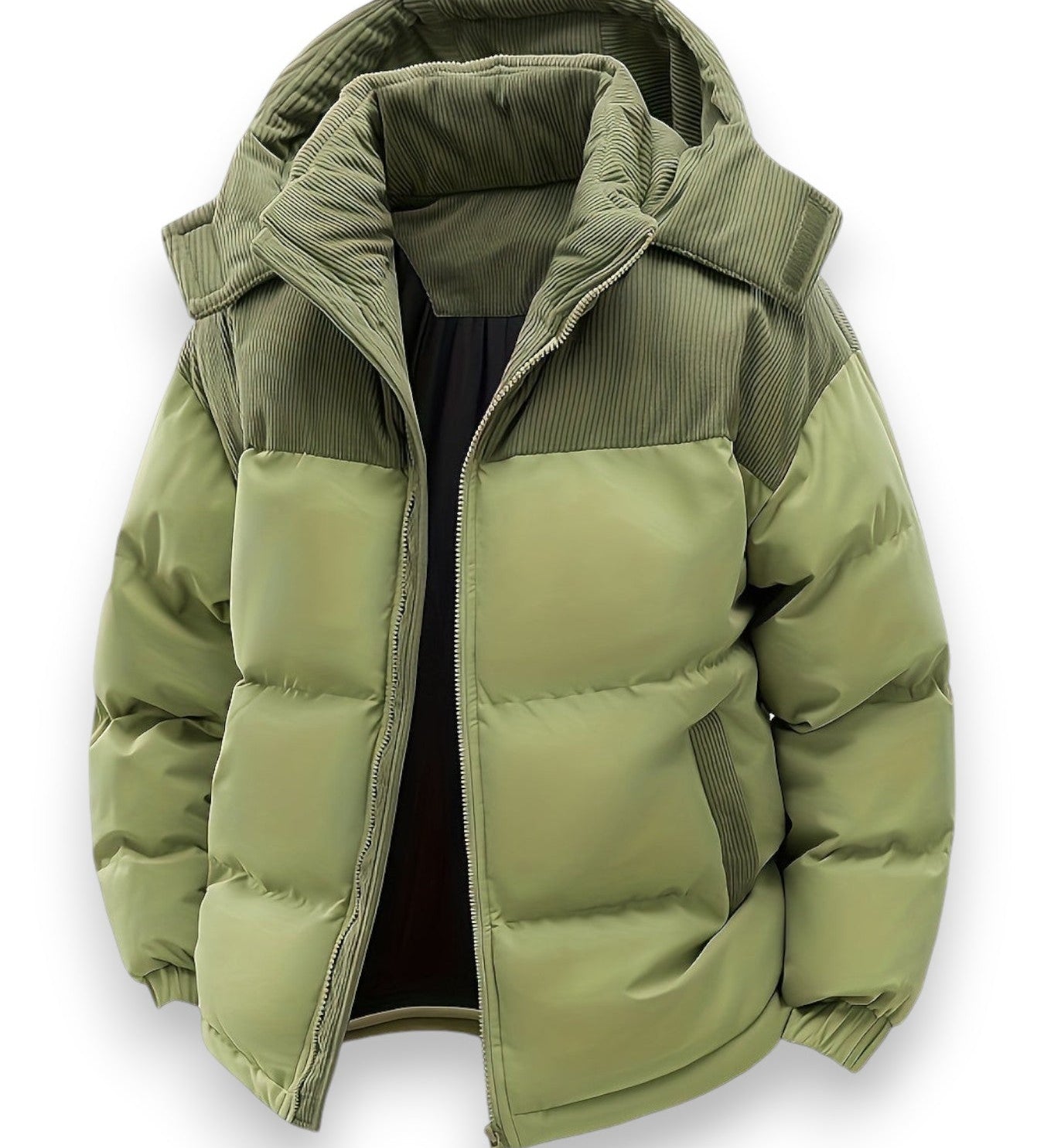 Éanna Contemporary Stylish Down Jacket - Charlotte & Willow, detail