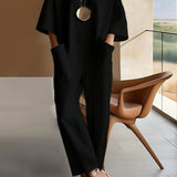 Emmy™ | Elegant Short-Sleeve Jumpsuit