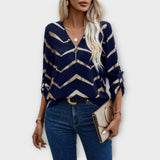 Noémie - Chic Zip-Up Blouse