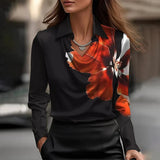 Amélie - Chic Satin Blouse