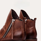 Élodie - Leather Ankle Chelsea Boots