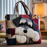 Bolsa de Compras Artesanal con Schnauzer