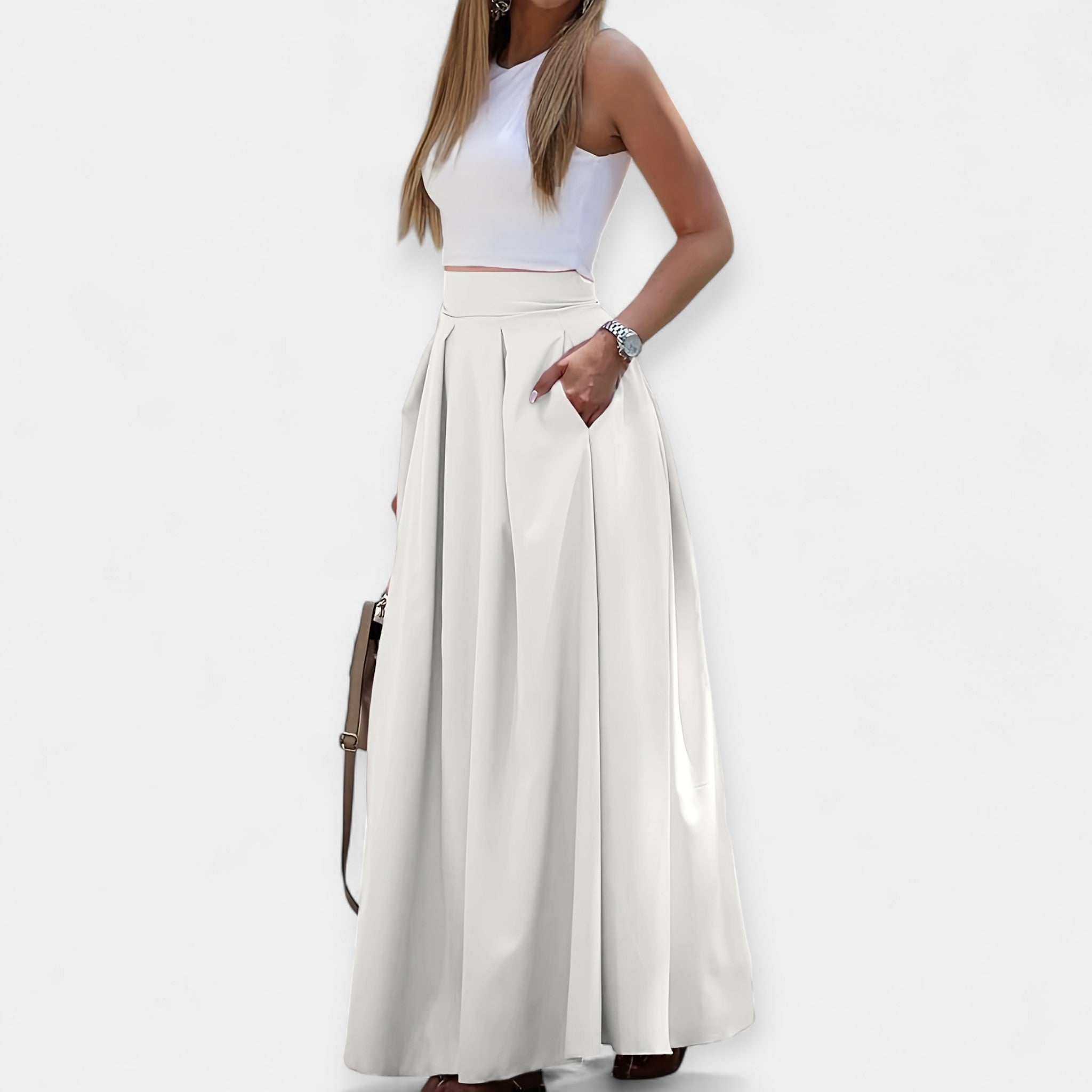 Dearbhla - Chic Midi Skirt - Charlotte & Willow, product photo 9