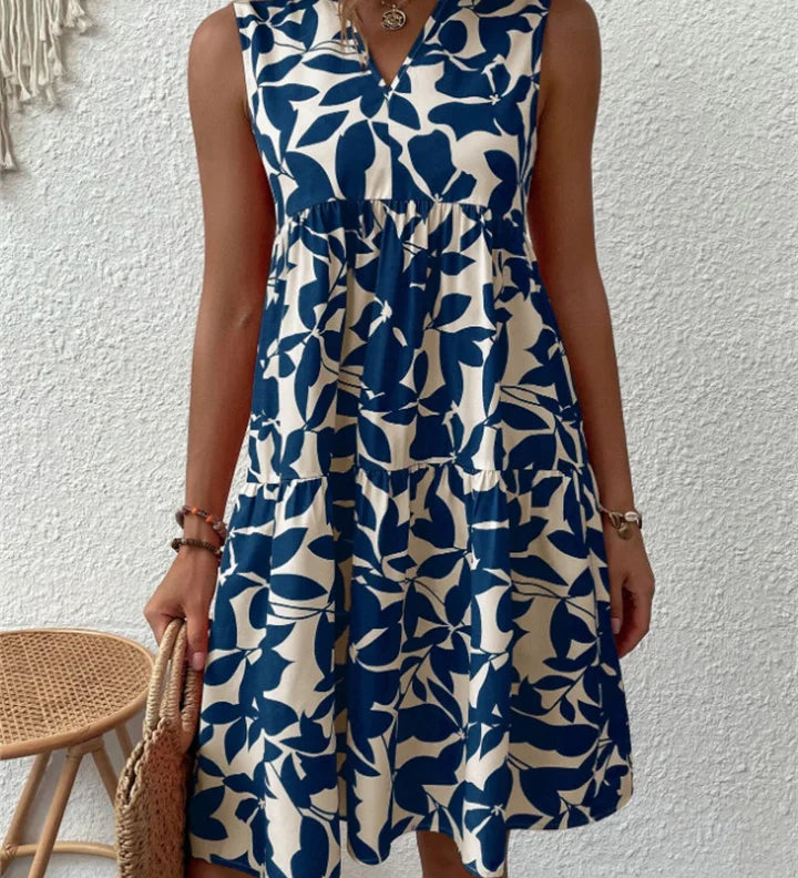 Gormfhlaith - Graceful Floral Gown - Charlotte & Willow, back