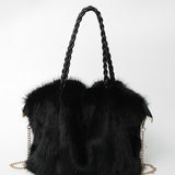 Ailany | Versatile Plush Velvet Shoulder Tote Bag