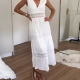 Aurélie™ | Elegant Lace Dress with V-Neck