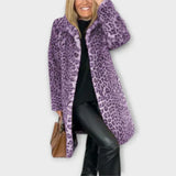 Maëva - Chic Leopard Print Coat