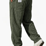 Faren - Textured Drawstring Trousers
