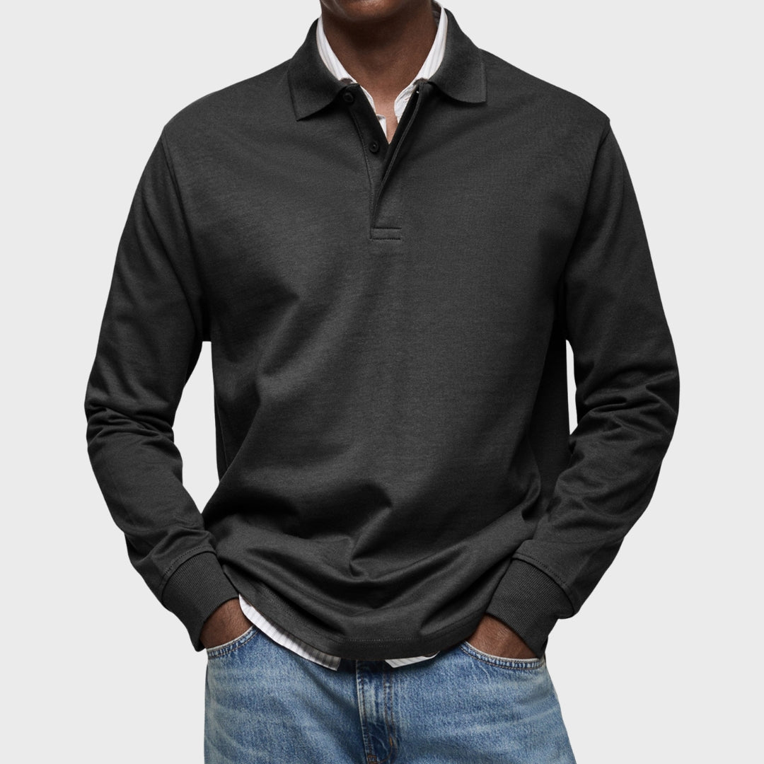 Tadhg Sophisticated Chic Polo - Charlotte & Willow, side view
