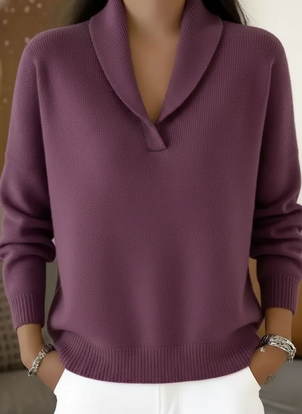 Margots Elegance™ | V-Neck Sweater