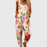 Cozy Printed Dungarees