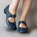 Sarah - Leather Orthopedic Heels