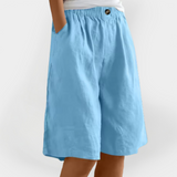 Céline - Lightweight Linen Shorts