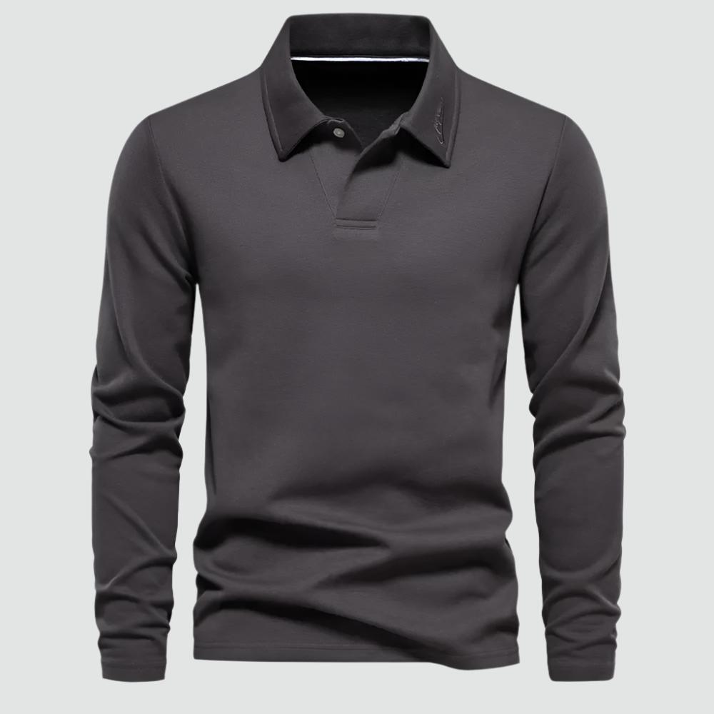 Ultan Stylish Chic Polo - Charlotte & Willow, front view