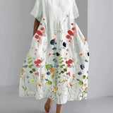 Élodie - Elegant Floral Maxi Dress