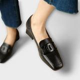 Inès - Cozy Leather Slippers